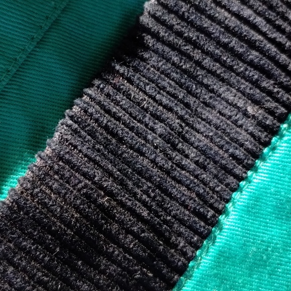 Julia Michaels Teal Vintage Cotton Twill 4 Button Coat - Picture 10 of 16